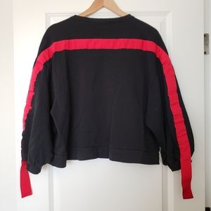 Zara black cropped sweater. Size M